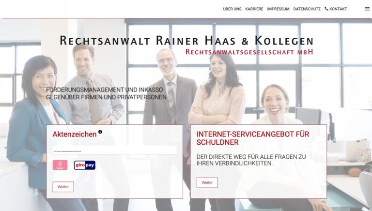 Haas & Kollegen RA-Gesellschaft mbH, unsauberes Inkasso